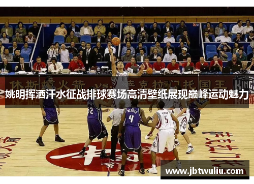 姚明挥洒汗水征战排球赛场高清壁纸展现巅峰运动魅力